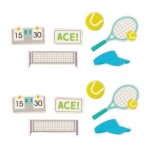 Decora 2D DecoKit Tennis Sugar Decoration 12 pcs