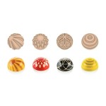 Silikomart Chocolate Stamp Set - Choco Stamp A 4pcs