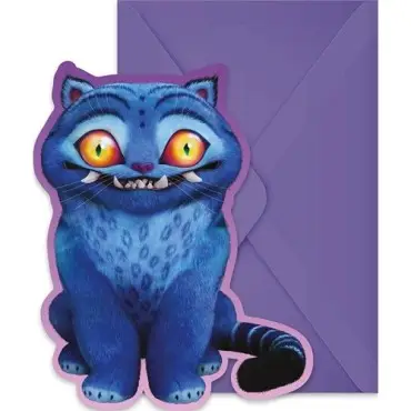 K-Pop Demon Hunters Invitations – 6 pcs with Envelopes Procos