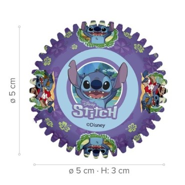 deKora Disney Stitch Cupcake Förmchen 25 Stück