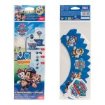 deKora Paw Patrol Cupcake Picks & Wrapper Set for 6 pcs