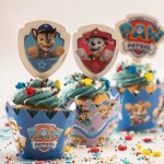 deKora Paw Patrol Cupcake Picks & Wrapper Set for 6 pcs