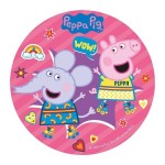 deKora Tortenaufleger Peppa Pig & Emily Elefant, 20cm deKora Tortenaufleger Peppa Pig & Emily Elefant, 20cm