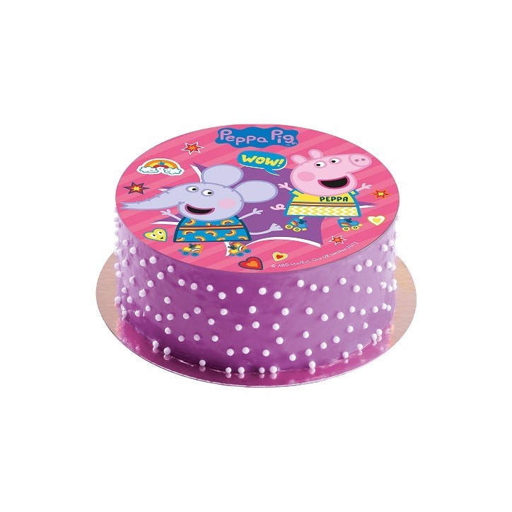 DeKora Peppa Pig Tortenaufleger Ø20cm DeKora Peppa Pig Tortenaufleger Ø20cm