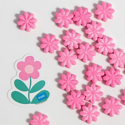 PME Sprinkle Charms – Pink Flowers 25g