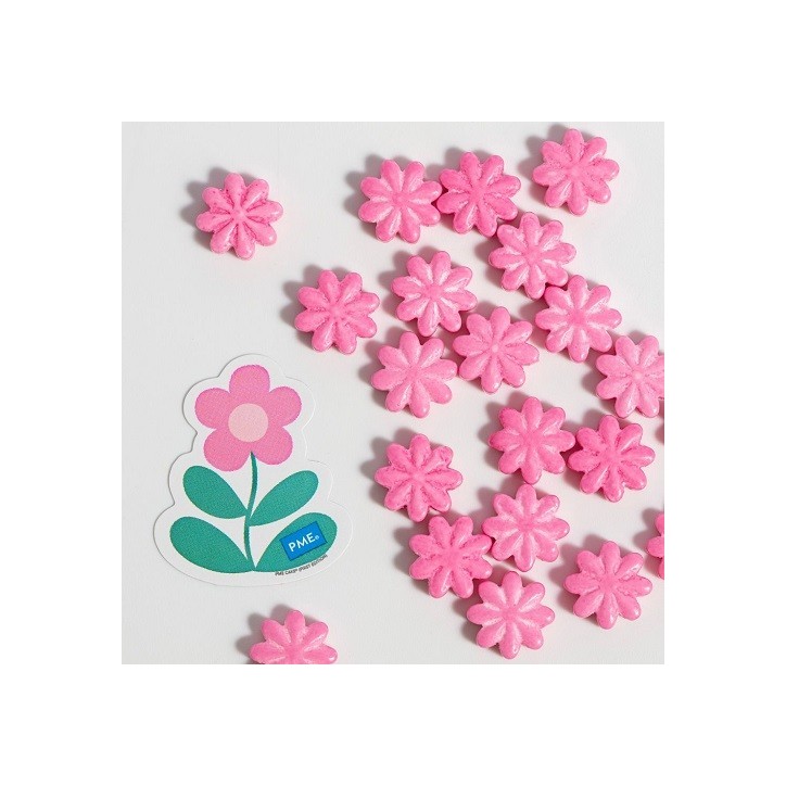 PME Sprinkle Charms Pink Flowers 25g