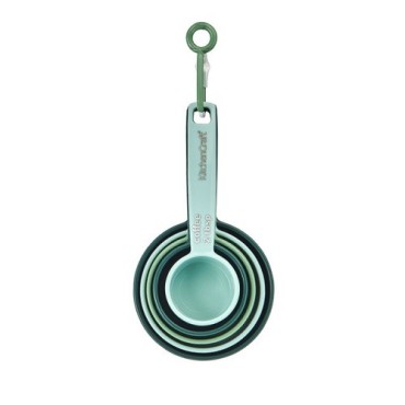 Kitchen Craft Measuring Cup Set 5 Pieces Green Blue