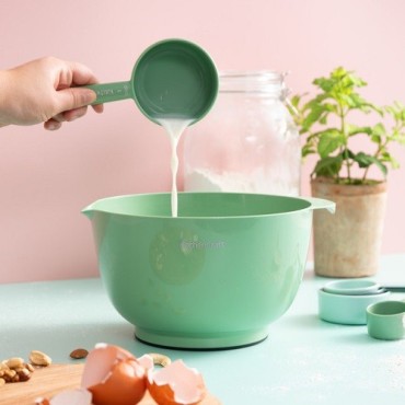 Kitchen Craft Measuring Cup Set 5 Pieces Green Blue