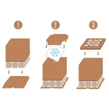 Patisdécor Insulated Cake Box with Cooling Pack 30x30x27cm