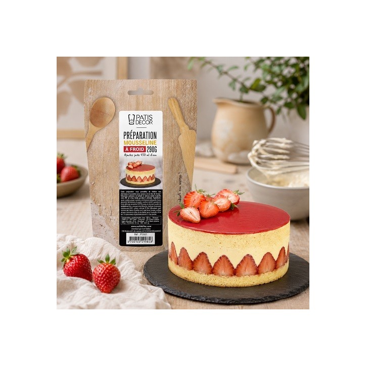 Patisdécor Cold Mousseline Cream Mix 290g