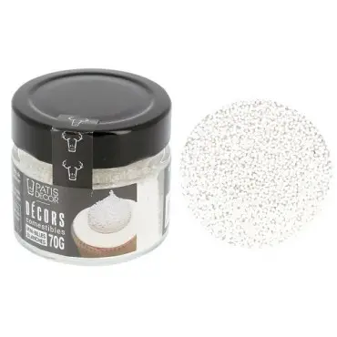 Patisdécor Weisse Nonpareilles 70g Zuckerstreusel