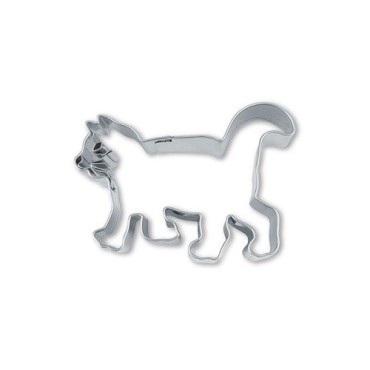 Städter Standing Cat Embossing Cookie Cutter 6.5cm