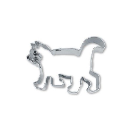 Städter Standing Cat Embossing Cookie Cutter 6.5cm