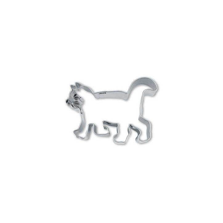 Städter Standing Cat Embossing Cookie Cutter 6.5cm