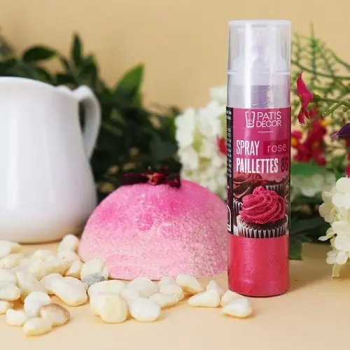 Patisdécor Rose Glitter Pumpspray, 8g Patisdécor Rose Glitter Pumpspray, 8g