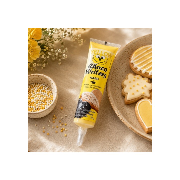 ChocoWriter Hard Gelb 32g Schokoladenstift