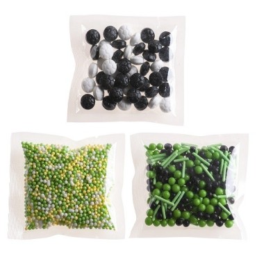 deKora Sprinkle Mix Set Fussball 70g | Fussball Streusel für Torten & Cupcakes