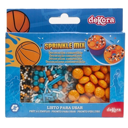deKora Sprinkle Mix Set Basketball, 70g deKora Sprinkle Mix Set Basketball, 70g