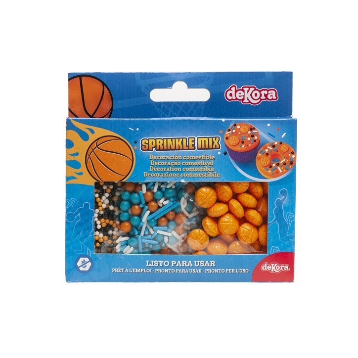 deKora Basketball Sprinkle Mix Set 70g | Basketball Cake Sprinkles deKora Basketball Sprinkle Mix Set 70g | Basketball Cake Sprinkles
