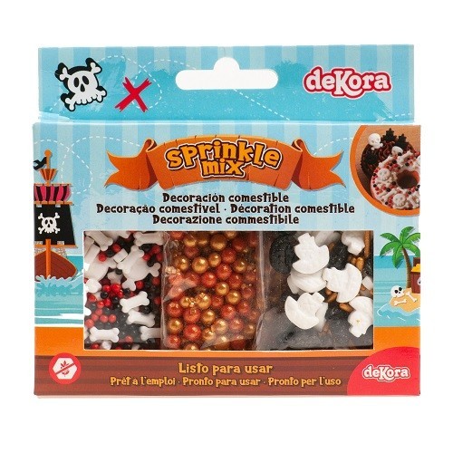 deKora Sprinkle Mix Set Piraten, 70g