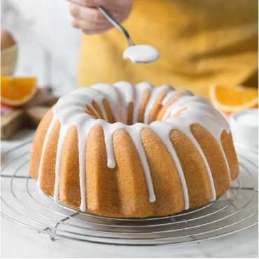 Decora Carol Bundt Cake Pan 24x10cm | Aluminium Cake Mould