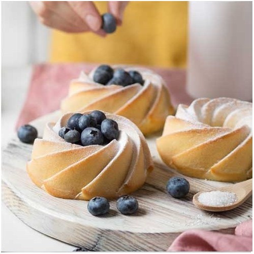 Decora Mini Bundt Cake Pan Alice, 10x5cm