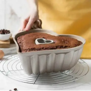 Decora Beatrice Heart Cake Pan 28x27x10cm | Aluminium Cake Pan