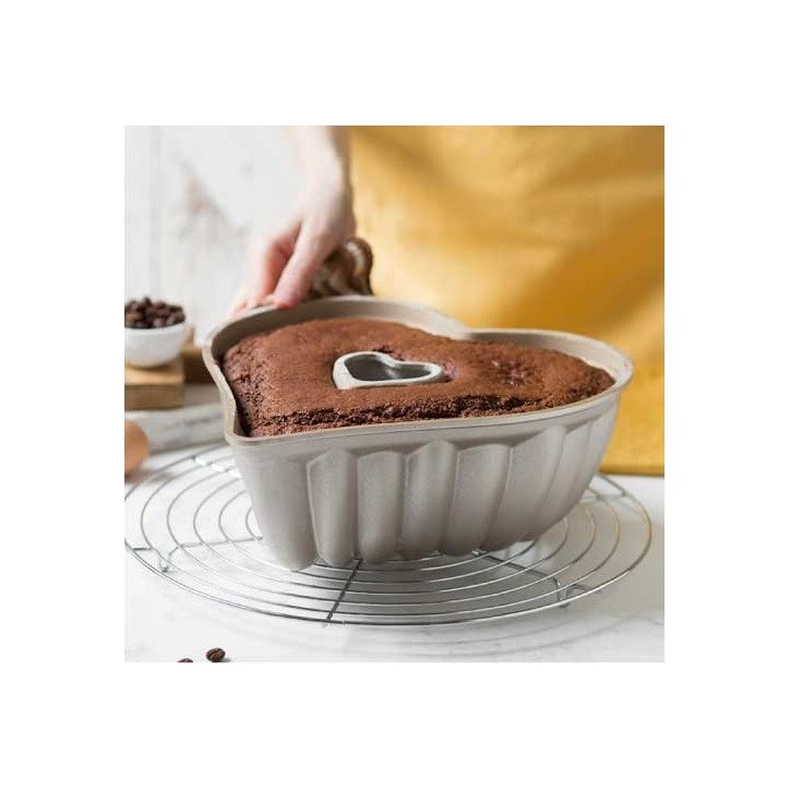 Decora Beatrice Heart Cake Pan 28x27x10cm | Aluminium Cake Pan