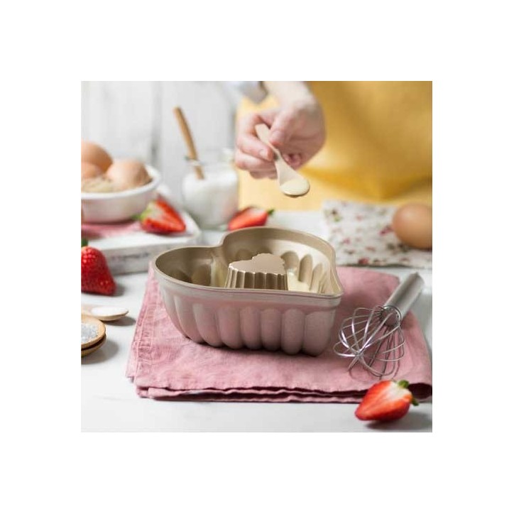 Decora Mini Herz Backform Beatrice 16x16x6cm | Aluminium Herzform Decora Mini Herz Backform Beatrice 16x16x6cm | Aluminium Herzform