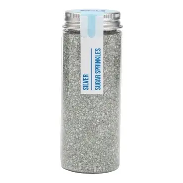 PME Sprinkle Sugars Silver 112g | Silver Sugar Sprinkles