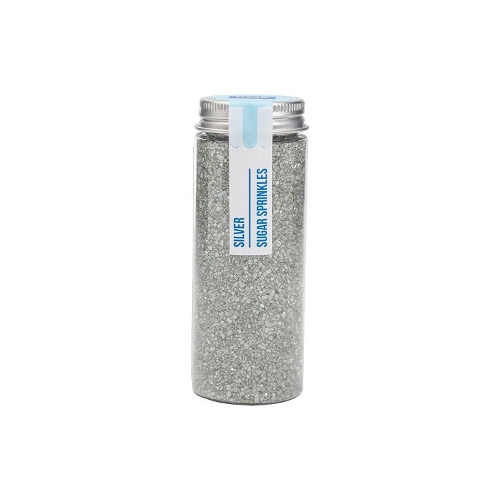 PME Sprinkle Sugars Silver 112g | Silberne Zuckerstreusel