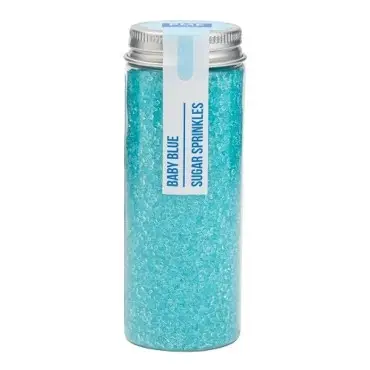 PME Sprinkle Sugars Baby Blue 112g | Hellblaue Zuckerstreusel
