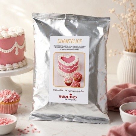 Saracino Chantélice Cream Powder 500g – Stable Cream for Cakes & Cupcakes