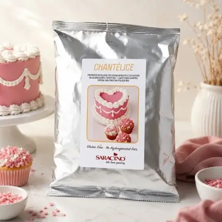 Saracino Chantélice Creme Pulver 500g – Stabile Creme für Torten & Cupcakes