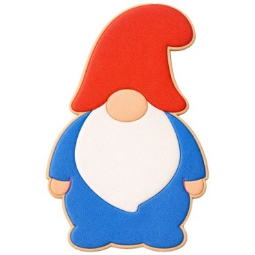 Birkmann Gnome Embossing Cookie Cutter 7cm | Christmas Stainless Steel Cutter