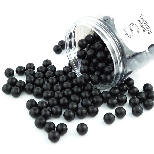 Super Streusel 10mm Schokokugeln Schwarz, 180g