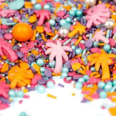 Super Streusel Vacation Mode Sprinkle Mix 90g | Tropical Cake Decorations