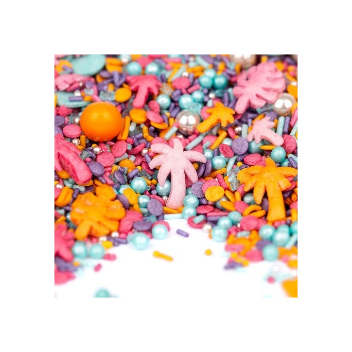 Super Streusel Vacation Mode Sprinkle Mix 90g | Tropical Cake Decorations