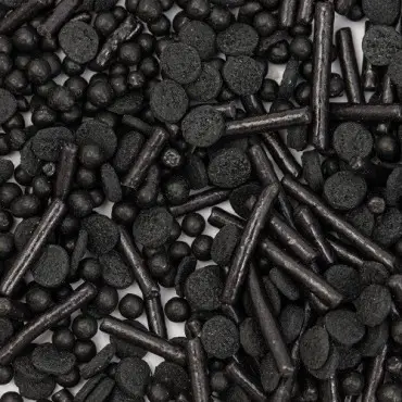 PME Sprinkle Mix Black 76g | Schwarze Streusel für Torten & Cupcakes
