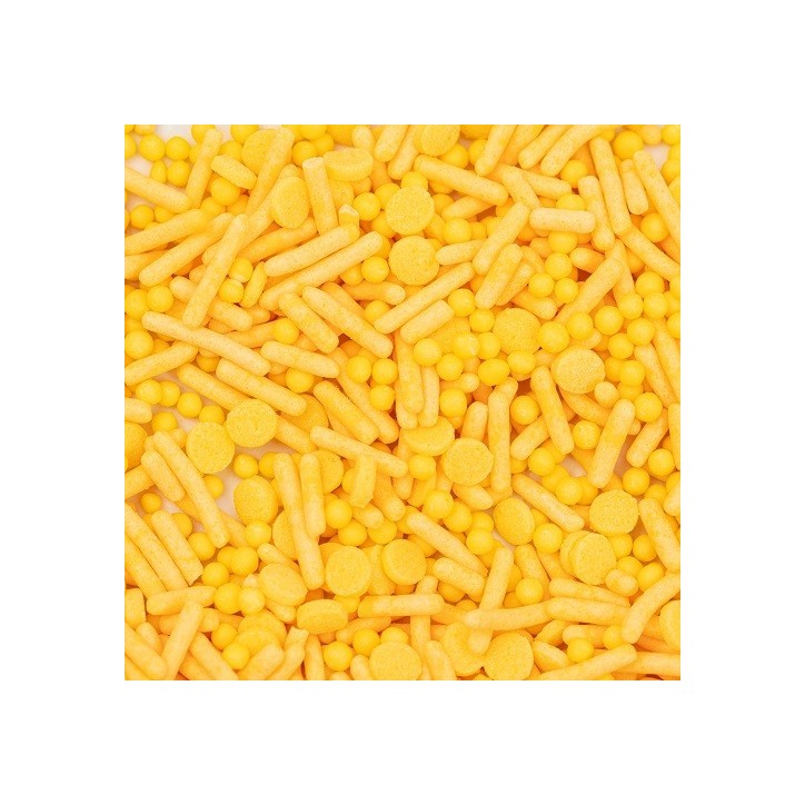 PME Sprinkle Mix Yellow 76g | Gelbe Streusel, Konfetti & Nonpareilles