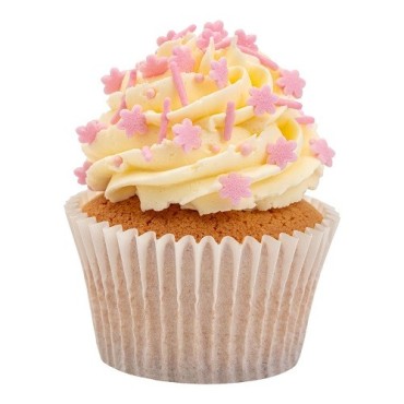 PME Sprinkle Mix Light Pink 74g | Pink Sprinkles with Flowers & Nonpareils