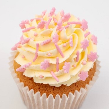 PME Sprinkle Mix Light Pink 74g | Pink Sprinkles with Flowers & Nonpareils