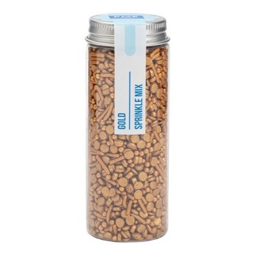 PME Sprinkle Mix Gold 76g | Goldene Streusel, Konfetti & Nonpareilles