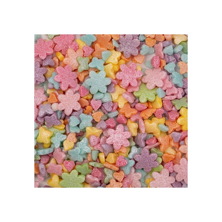 PME Sprinkle Mix Pastel Fairy Cakes 66g | Blumen, Schmetterlinge & Herzen PME Sprinkle Mix Pastel Fairy Cakes 66g | Blumen, Schmetterlinge & Herzen