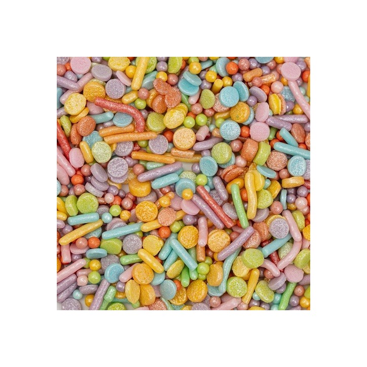 PME Sprinkle Mix Pastel Rainbow 76g | Pastell Streusel, Konfetti & Zuckerperlchen PME Sprinkle Mix Pastel Rainbow 76g | Pastell Streusel, Konfetti & Zuckerperlchen
