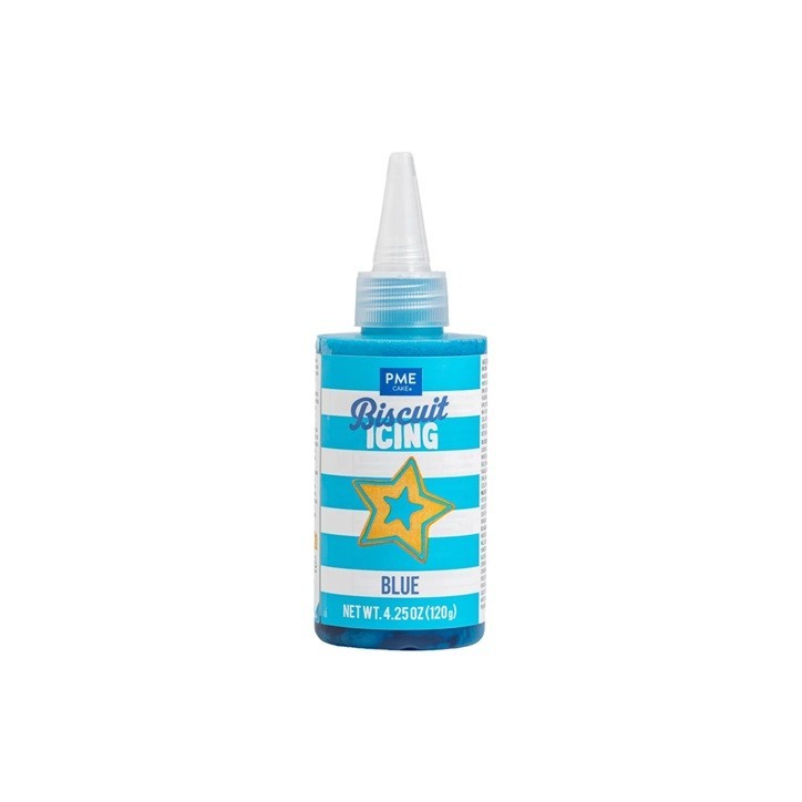 PME Biscuit Icing Blau 120g | Gebrauchsfertiger blauer Zuckerguss PME Biscuit Icing Blau 120g | Gebrauchsfertiger blauer Zuckerguss