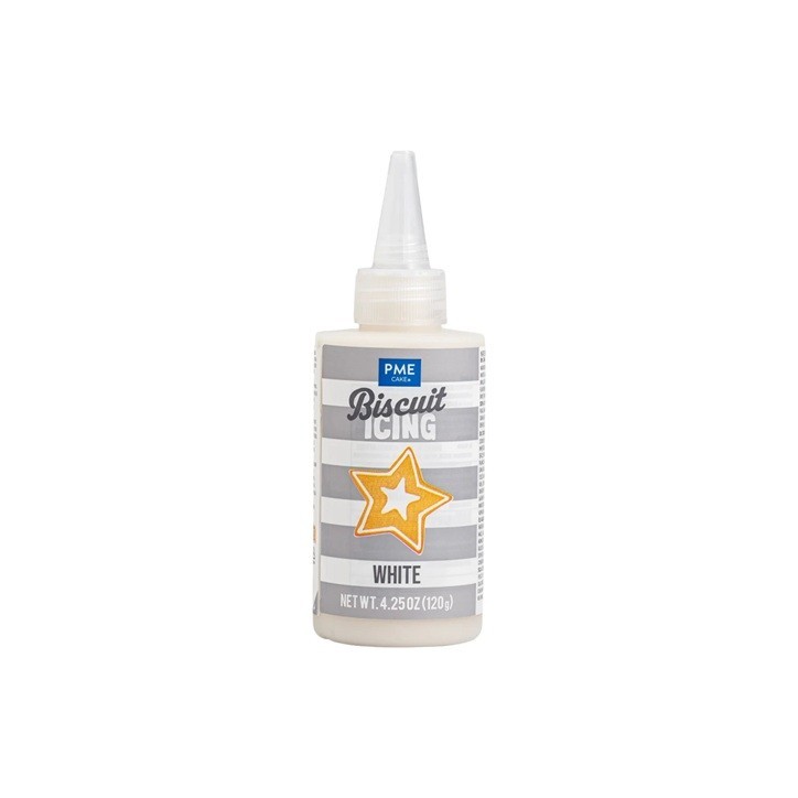 PME Biscuit Icing Weiss 120g | Gebrauchsfertiger weisser Zuckerguss