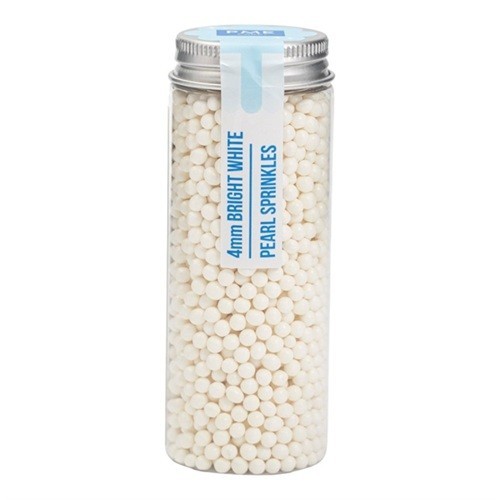 PME Pearl Sprinkles - 4mm Bright White 74g