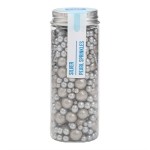 PME Pearl Sprinkles - Mixed Sizes Silver 76g