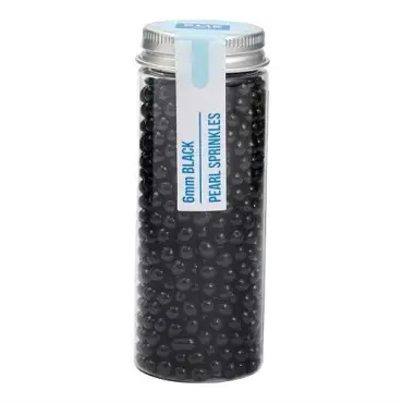 PME Pearl Sprinkles Black 6mm 60g | Schwarze Zuckerperlen kaufen Schweiz